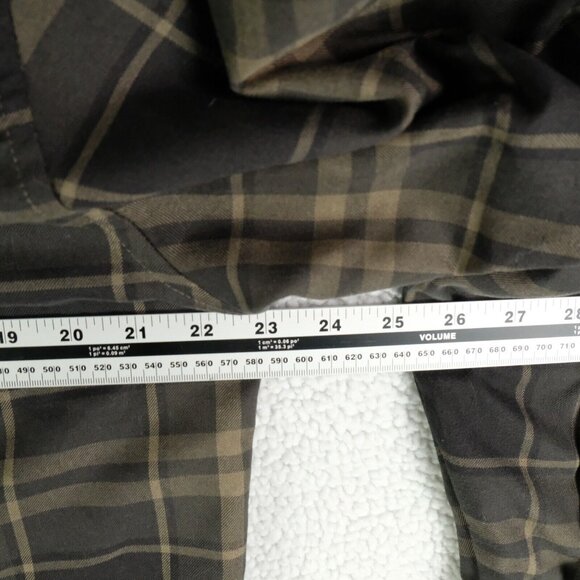 Flylow Shirt Mens Extra Large Green Plaid Pearl Snap Long Sleeve Outdoor - Picture 6 of 10